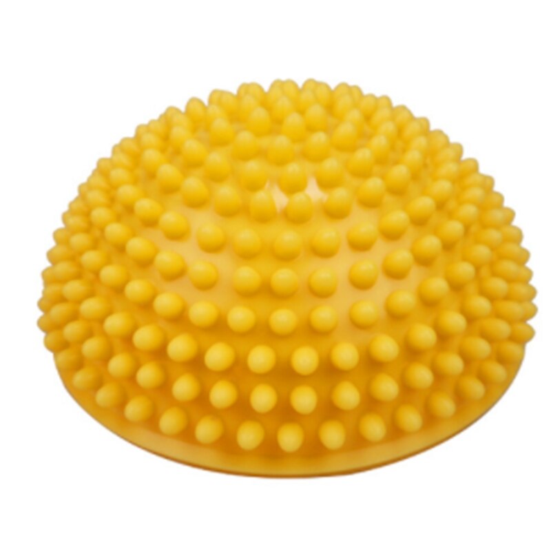 Inflatable Half Sphere Yoga Balls PVC e Exercises Trainer Balancing Ball for Gym Pilates Sport Fitness: yellow