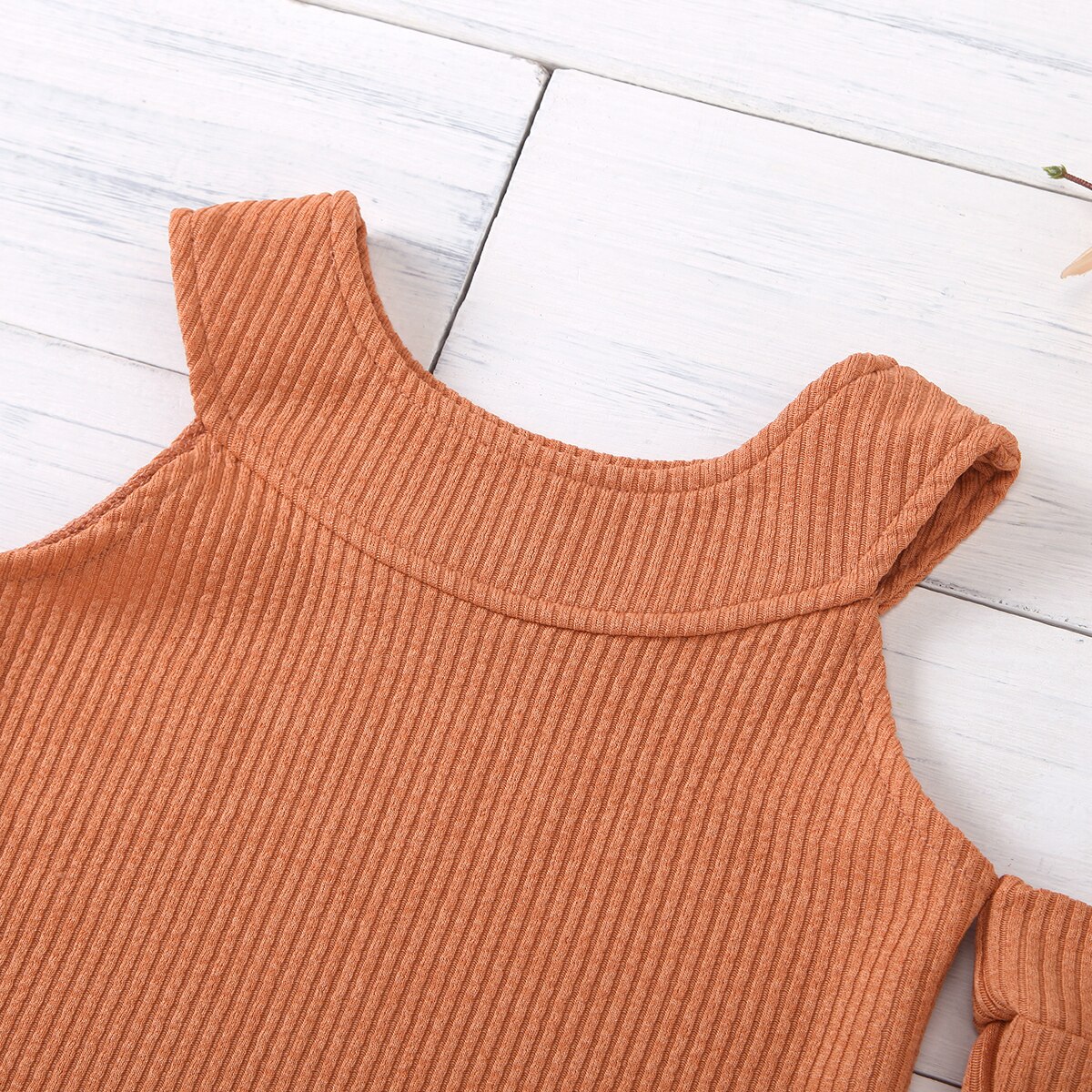 18m-7t toddler baby pige off-shoulder strikvarer hårbold strik sweater top ensfarvet rund krave tøj forår efterår
