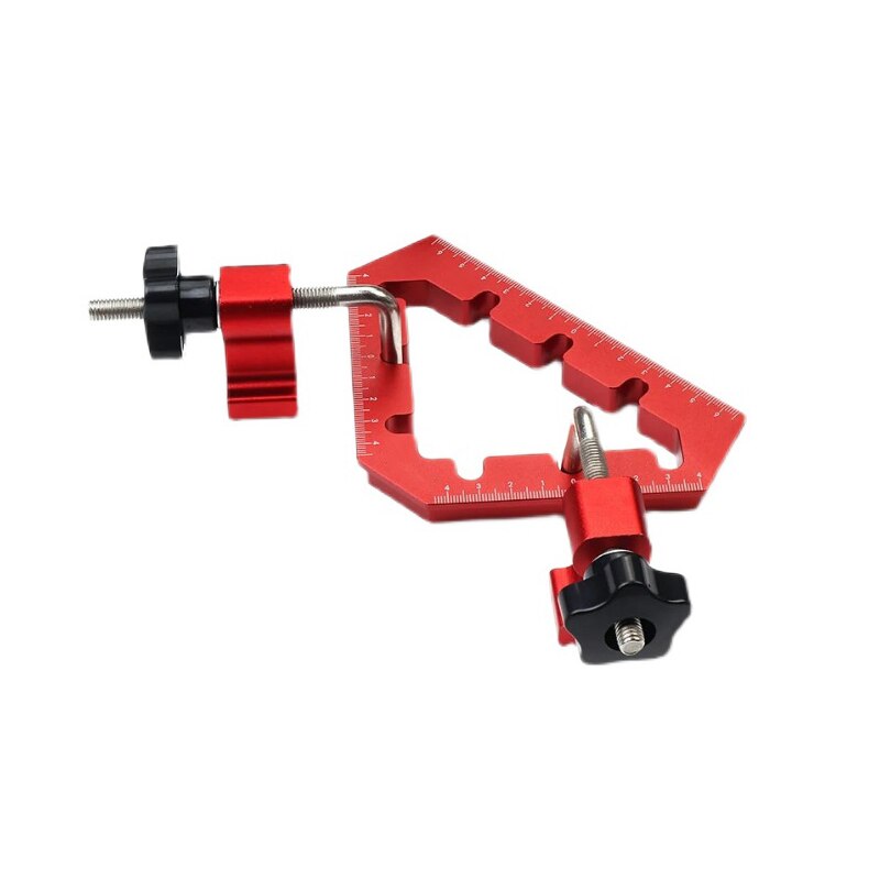 lavorazione del legno 45/90 gradi L-a forma di ausiliario apparecchio giunzione tavola posizionamento pannello fisso clip falegname's quadrato governate utensili: impostato B