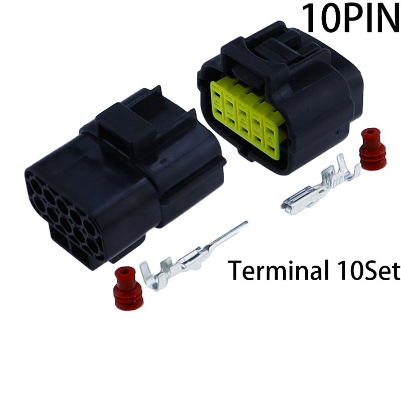 1 2 3 4 6 8 10 12 16 Pin Denso Auto Waterproof Connector Electrical Plug For Car Sealed Truck Socket: Gold