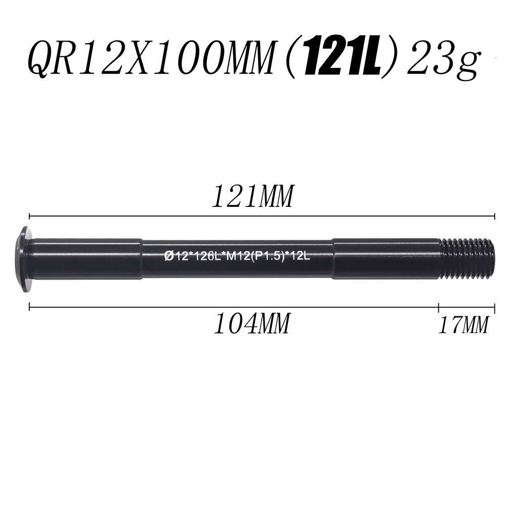 Straße Rabatt gabel QR12x 100 Vorne Hinten Steckachse Hebel Zubehör für 12x 100mm Steckachse