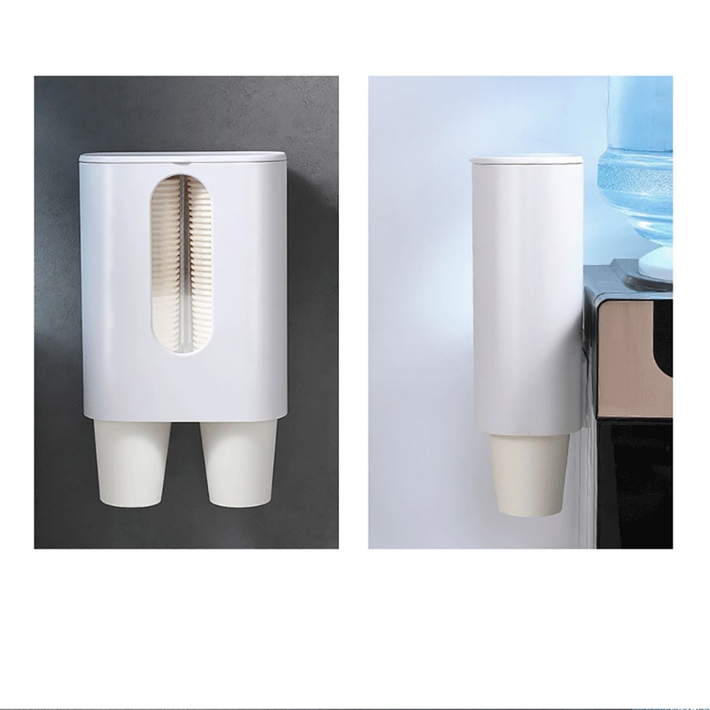 Porte-gobelet de café jetable automatique, support mural multifonctionnel de rangement à la maison, support suspendu Simple