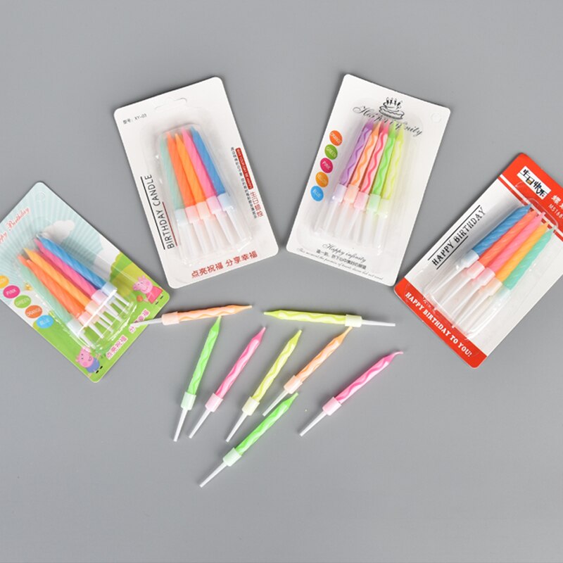 50/100 boxs Birthday candles child cake decorative candle romantic party candles Festive supplies wedding decoration