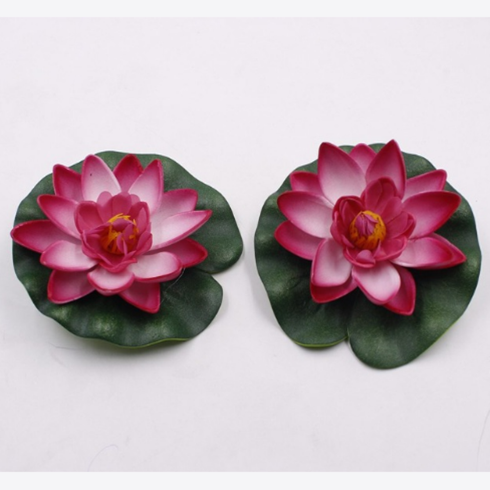 1PC Knstliche Lotus Seerose Schwimmende Blume Tei...  Grandado