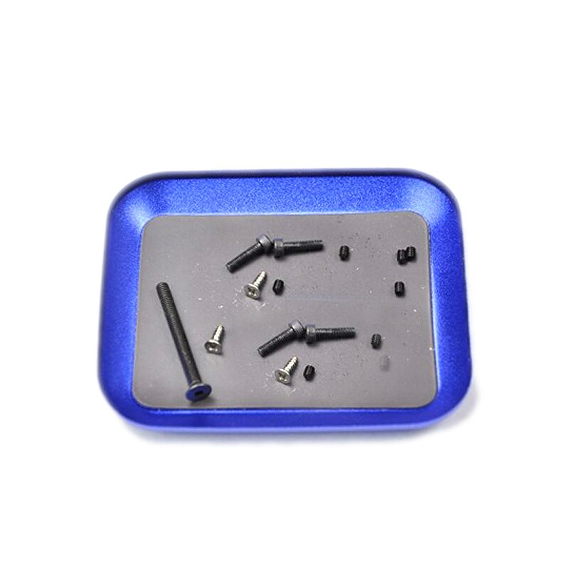 Aluminum Alloy Magnetic Tray Storage Box Container Ring Electronic Parts Screw Beads Organizer Case