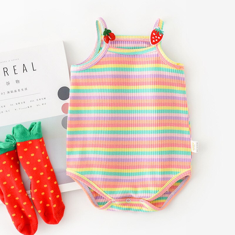MILANCEL baby kleidung mädchen bodys sommer baby jungen kleidung ärmelloses kleinkind mädchen kleidung streifen kleinkind jungen ein stück