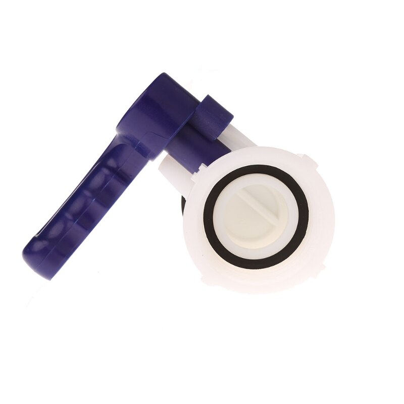 IBC Tote Tank Butterfly Valve Drain Adapter 2.44" Coarse Thread