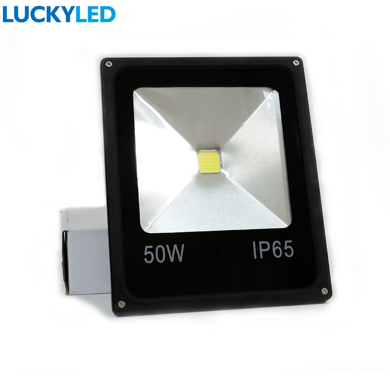 Luckyled ledet flomlys 10w 20w 30w 50w ac 220v vanntett  ip65 flomlys søkelyset ledet reflektor hage utendørs belysningslampe