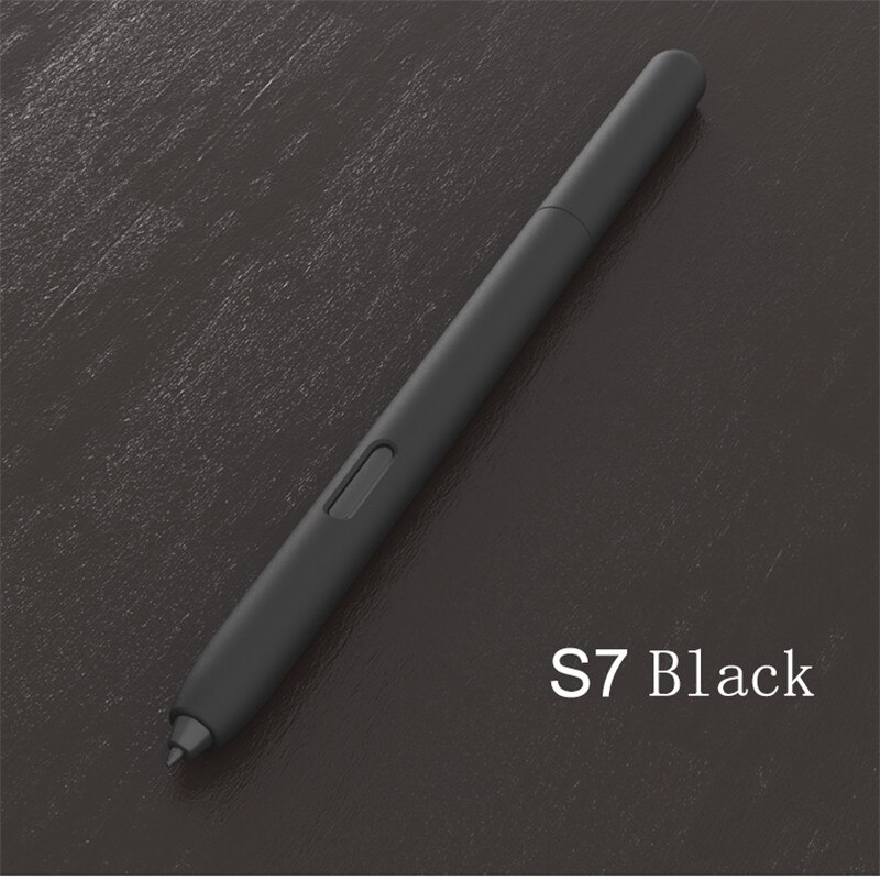 For Samsung S Pen Silicone Pencil Case: Black S7 Pen