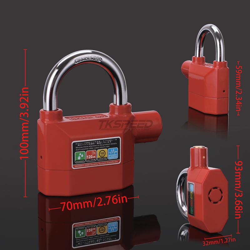 Waterdicht Motorfiets Alarm Lock Anti-diefstal Moto Bike Home Waarschuwing Security Disc Lock Voor Diefstal Bescherming Alarma Moto