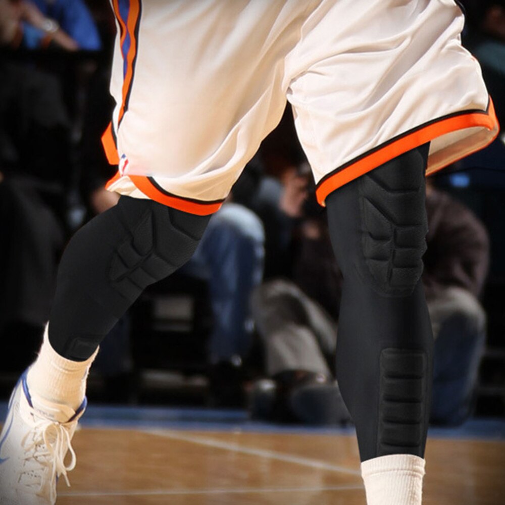 Einzigen Absturz Absorbieren Knie Unterstützung Lange Hülse Knie Pads Erwachsene Sport Bein befestigen Schutz für Basketball FußBall Wandern