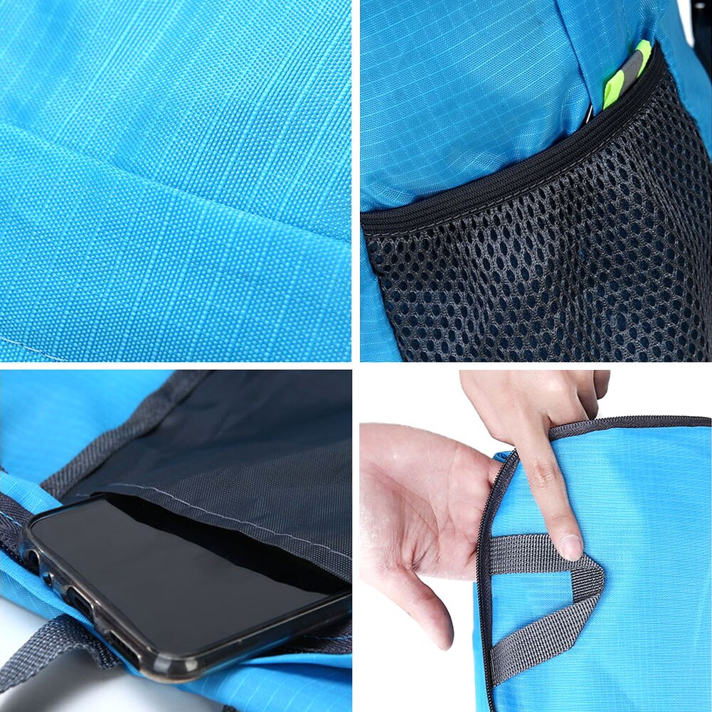 Zaino pieghevole a 8 colori zaino sportivo da esterno di grande capacità zaino da campeggio zaino da pesca borsa da ciclismo per Unisex