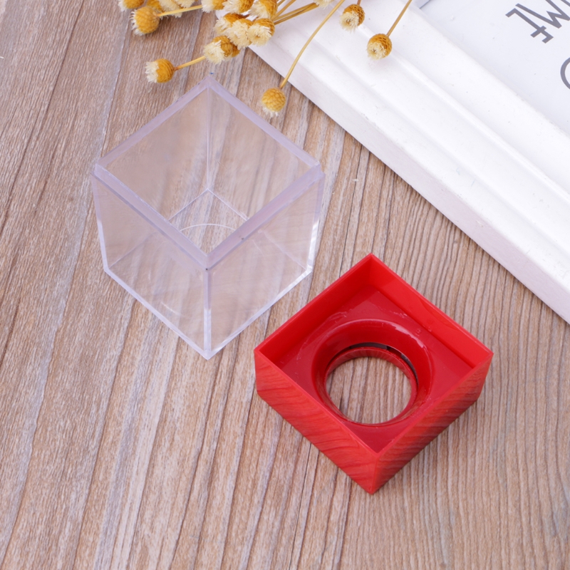 1Pc Magnetic Clip Dispenser Paper Holder Square Box Case Clips Dispenser Office And School Supplies