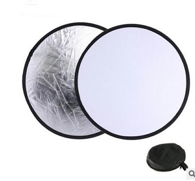 2- -in --1- 30cm , mini-reflektor für heim- und außenfotografie, handliches aufhelllicht: 1pc silberweiß