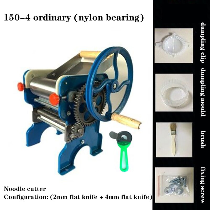 Multifunktionale Manuelle Doppelseitige Teig Kneten Maschine 150-2/150-4 Haushalts Edelstahl Teig Drücken Maschine: Licht Grün