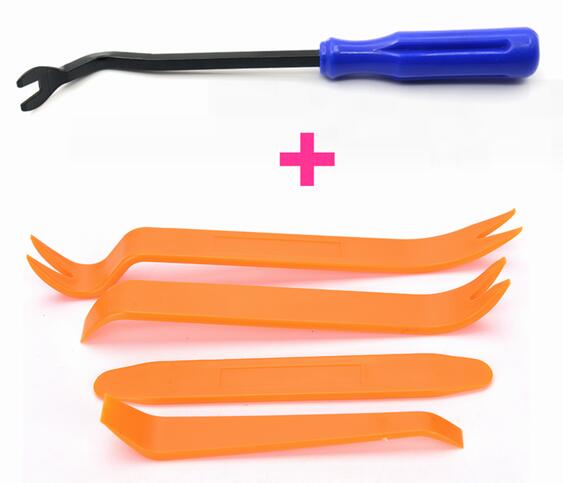 4pcs/7pcs/12pcs Car Installation Kits Car Radio Removal Tool Car Audio Panel Door Clip Panel Trim Dash Removal: Blue removal 4pcs