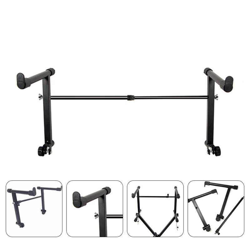 Adjustable Electronic Piano Keyboard Stand Piano Heightened Support Music Holder Instrument Black Holder Accessories