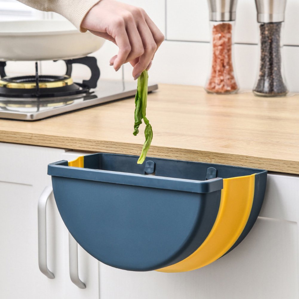 Poubelle Portable suspendue et pliable, bac de rangement mural pour cuisine et maison, corbeille à déchets de bureau, boîte montée sur camion