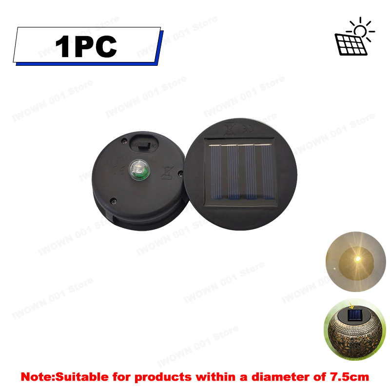 Replacement Solar Light Top Cover LED Panel Lantern Lid for Outdoor Hanging Lights Repair Parts Outdoor Light: Red