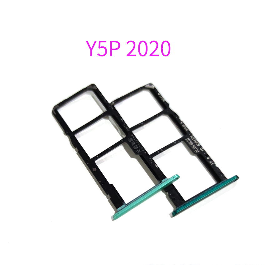 Voor Huawei Y5P Sim Card Tray Slot Sd Houder Adapter Socket