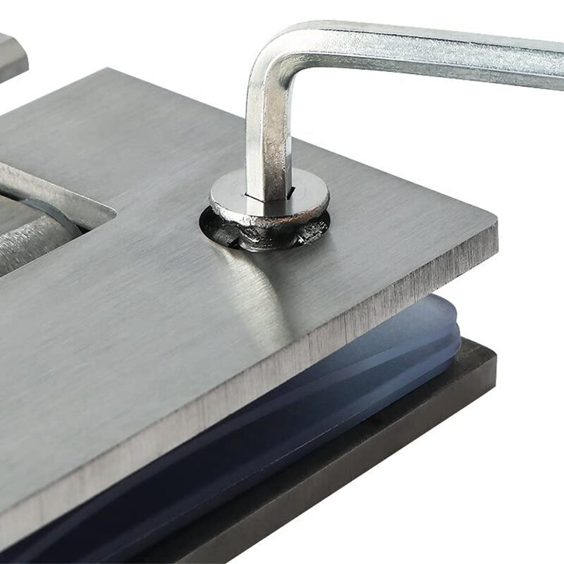 2 Stuks Heavy Duty 180 Graden Glazen Deur Kast Showcase Kast Klem Glas Douche Deuren Scharnier Vervangende Onderdelen