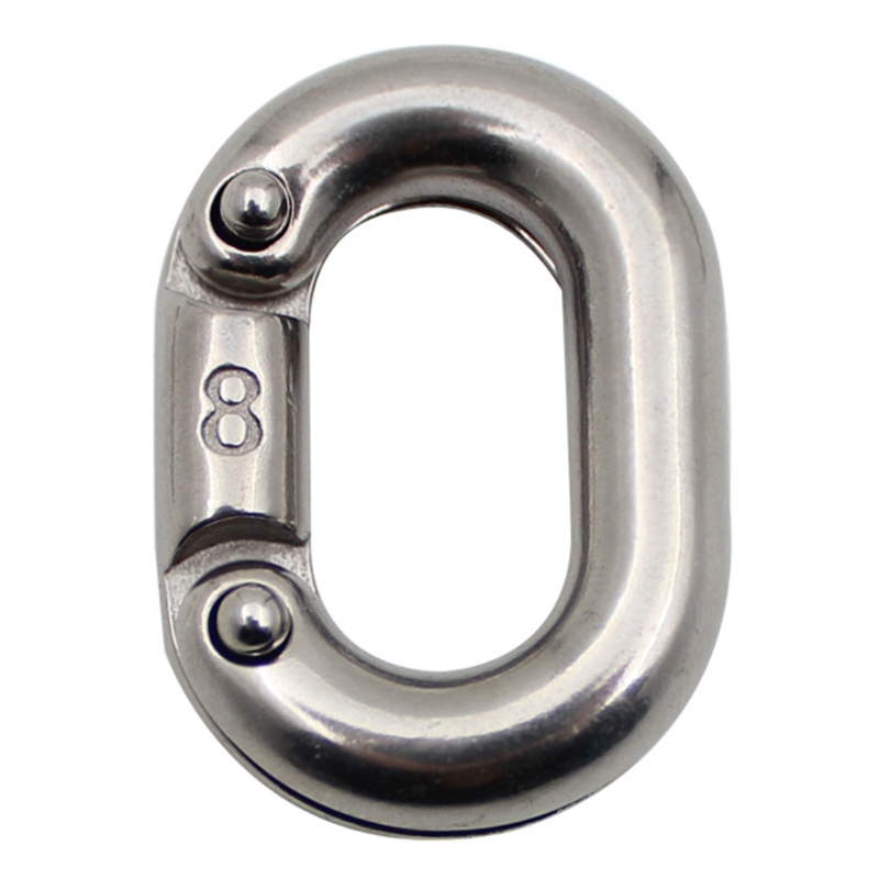 1Piece Steels Marine Grade Ship Anchors Chain Link Metal Ship Anchors Chain Link Connector Part Link Split Connectings: Burgundy