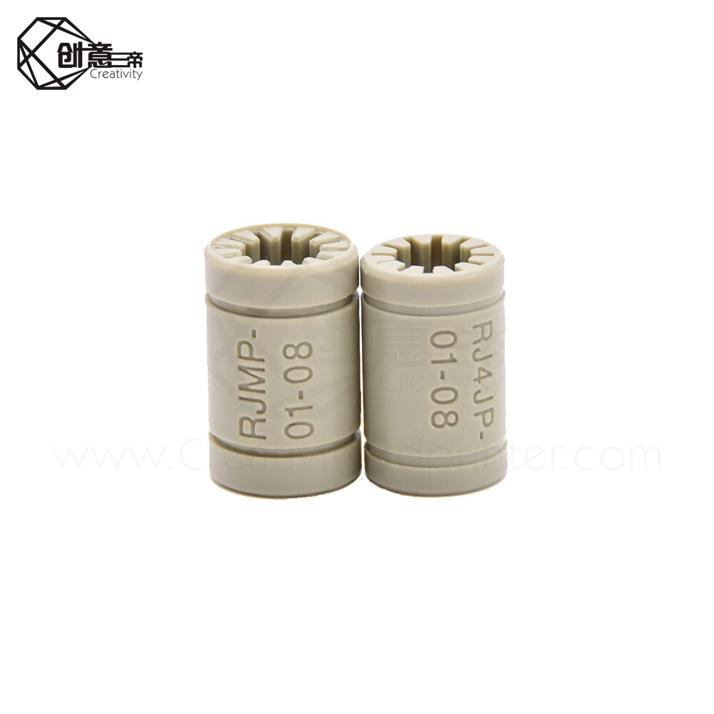 2pcs LM8UU 8 mm Linear Ball VS RJ4JP RJMP01 08 Drylin RJ4JP-01-08 Plastic Bearing Bushing For i3 3D Printer