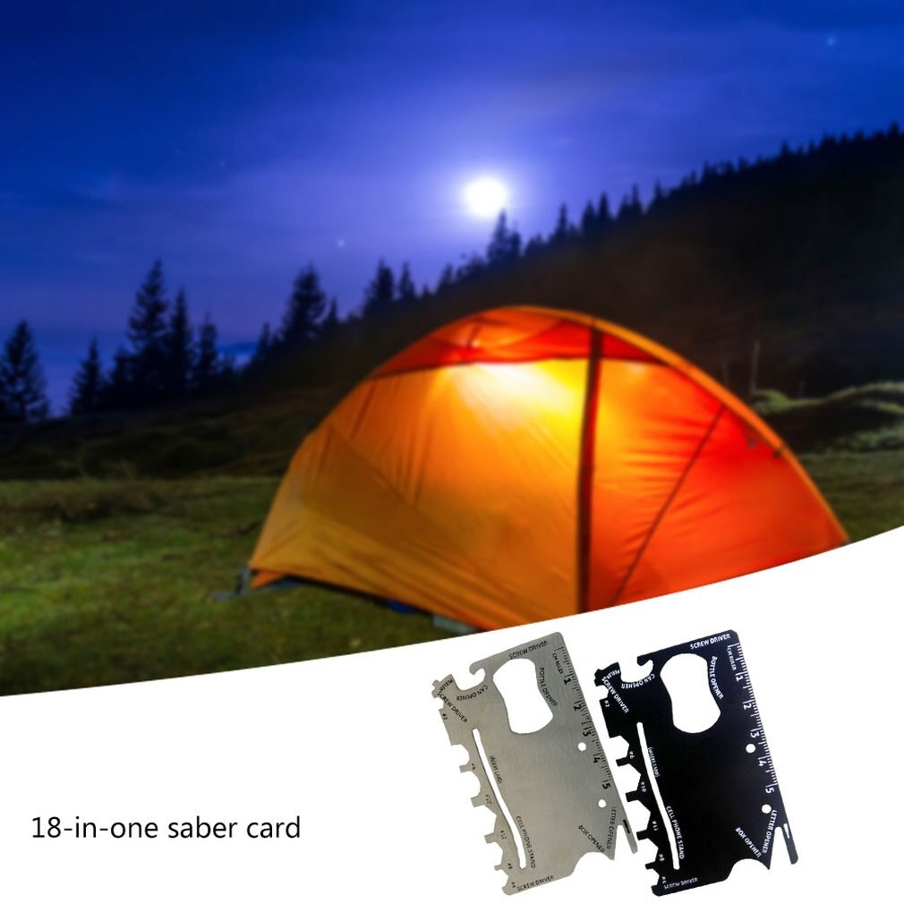 Cartera de tarjeta sable Ninja de alta dureza de acero inoxidable, para acampar al aire libre, supervivencia de emergencia, Herramienta de combinación multifunción