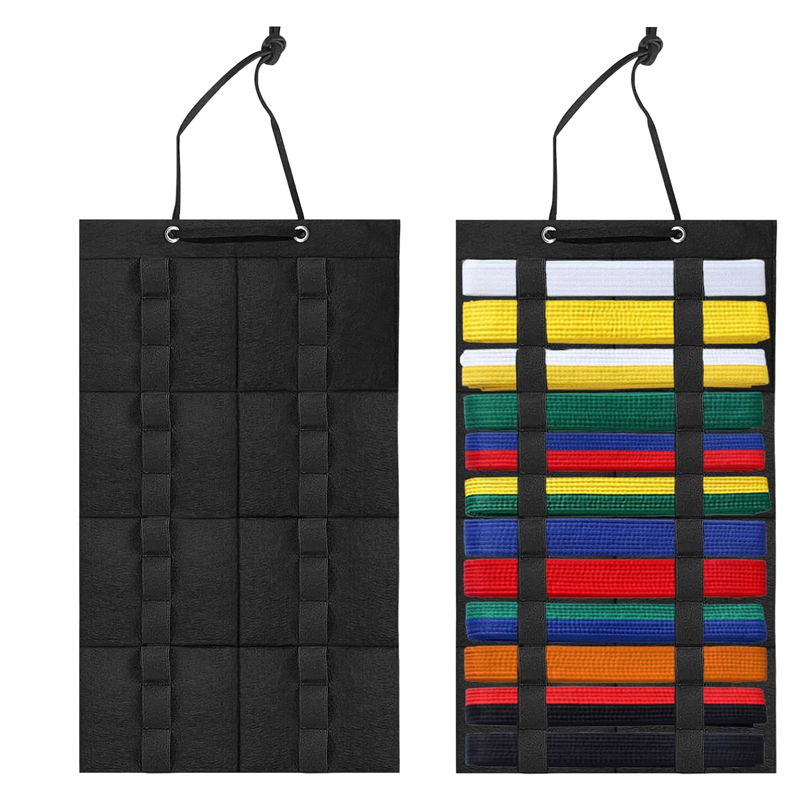 Taekwondo Riem Opslag Muur Opknoping Karate Riem Display Vilten Doek Collectie Riem Display Houder voor Taekwondo MMA Judo