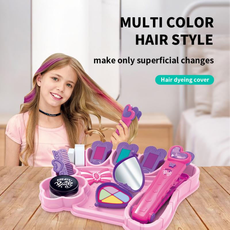 12pcs/set Girls Makeup Set Princess Washable Cosmetics Make Up Set Kids Pretend Game Children Make-up Toy Kids Girls