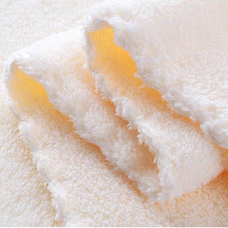Giantex koral fløjl skåret kant håndklæde almindelig vask blød ansigt håndklæde til hjem polyester badehåndklæder til badeværelse