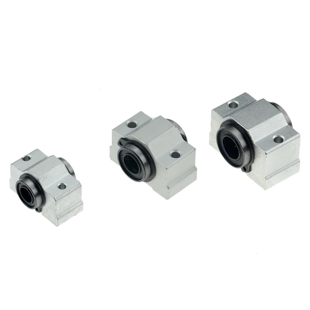 4 stuks SC8VUU SC8V SC10VUU SC12VUU SC16VUU lineaire dragende lineaire lagerblokken CNC router lineaire Staven as