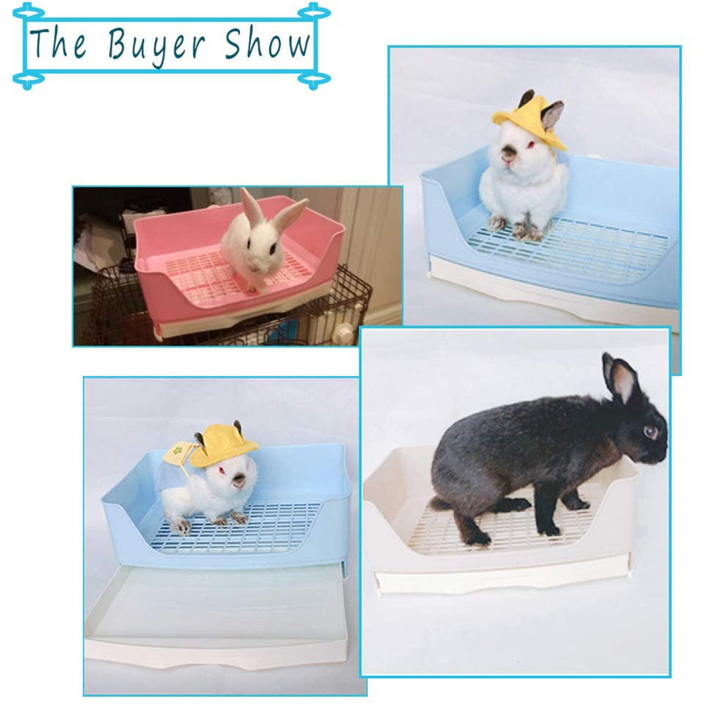Große Kaninchen Wc Kasten Trainer Töpfchen Ecke Tablett Wurf mit Schublade Haustier Pfanne Für Erwachsene Hamster Guinea Schwein Frettchen Galesaur Hase