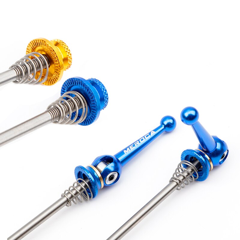 MEROCA 1 Pair MTB Quick Release Skewer is suitable for mountain bike Road bike Quick Release MTB hub quick release parts