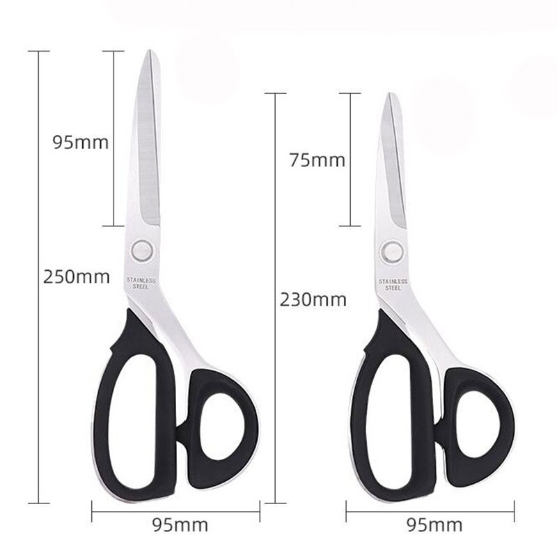 Tailor scissors Steel Scissor Sewing Scissors Tool Cuts Crafts Cross Stitch Garment Cutting Scissors Scissors: JD0216-9inch