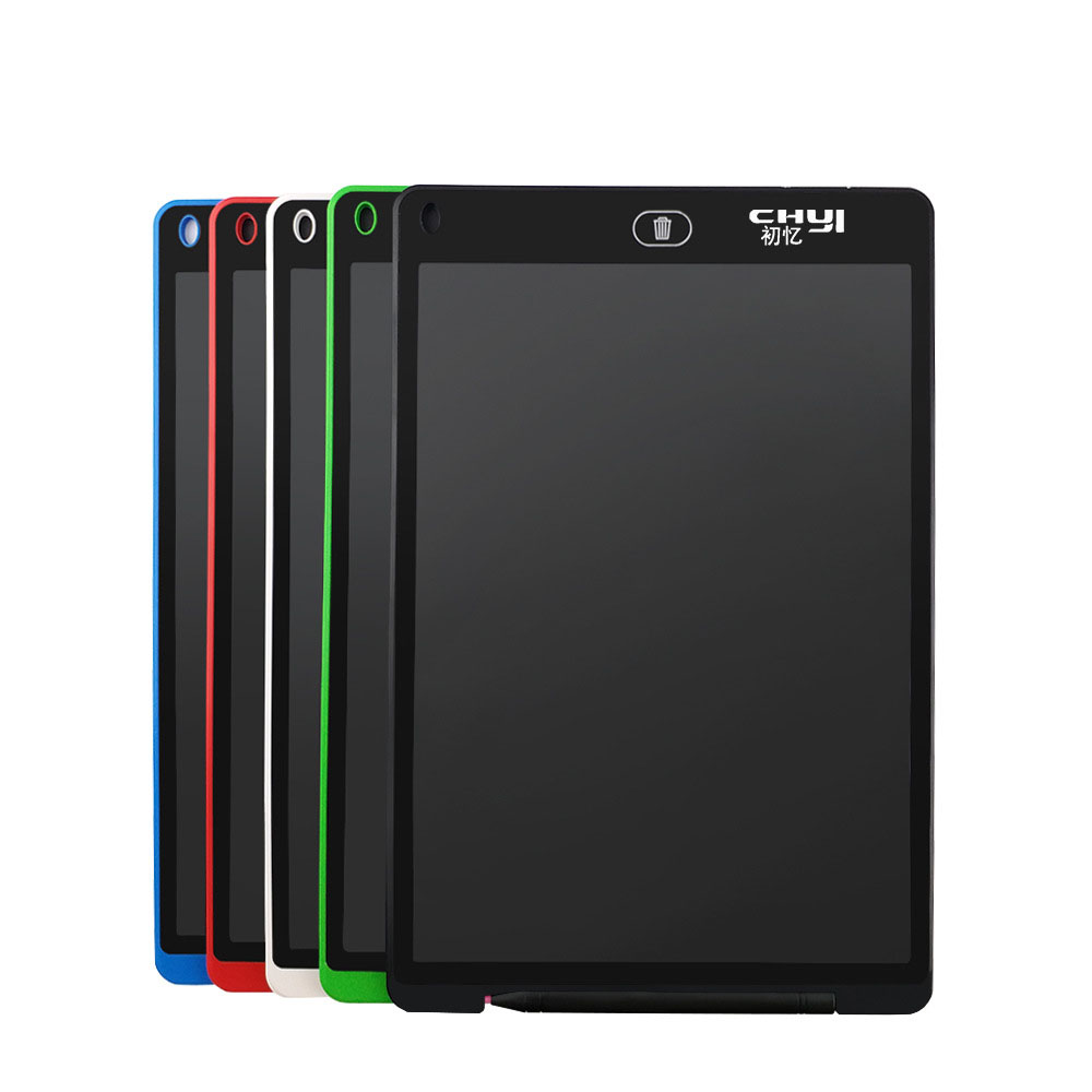 Mini Magnetic Blackboard Board 12 Inch Electronic Chalkboard for Kids LCD Writing Notebook Flipchart Drawing Flip Chart Tablet