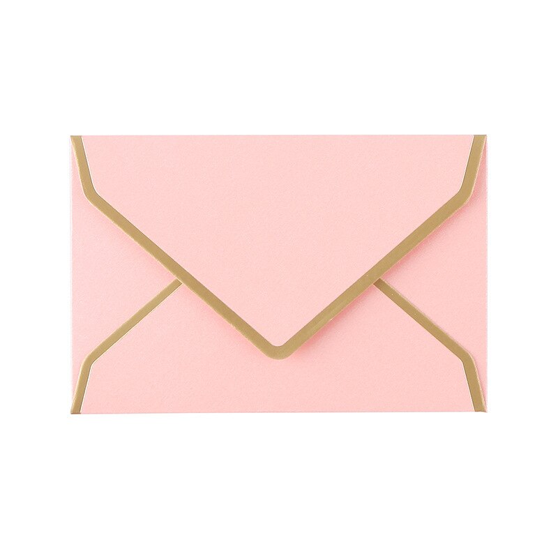 20 pcs/lot Mini envelope gilded edge Paper Envelopes cute Envelope For Card Scrapbooking