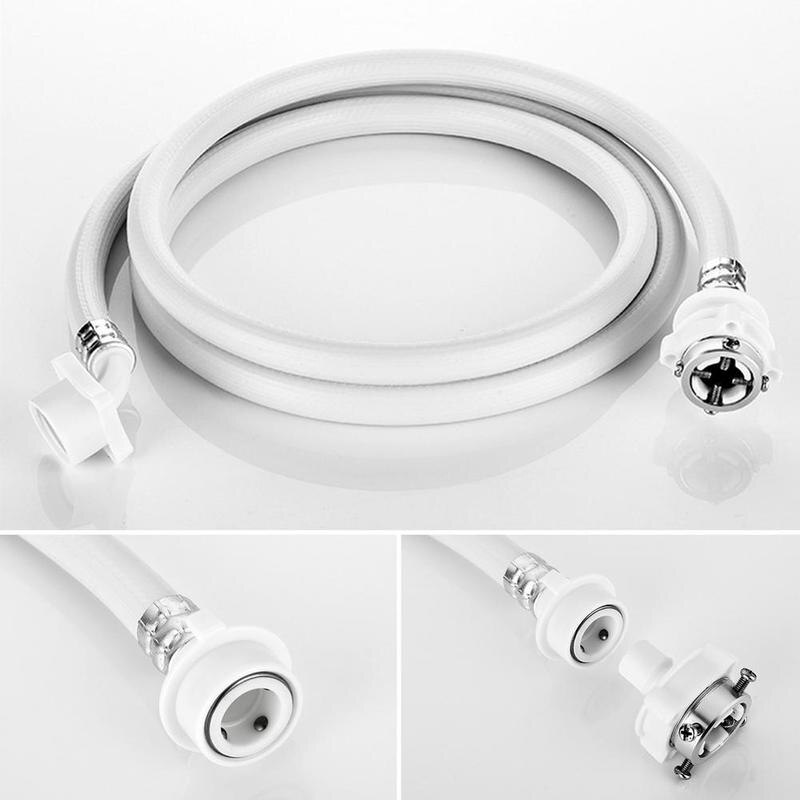 1-2M Washing Machine Water Inlet Hose Anti-explosion Dishwasher Inlet Pipe PVC Extension Tube General Connection Joint Hardware