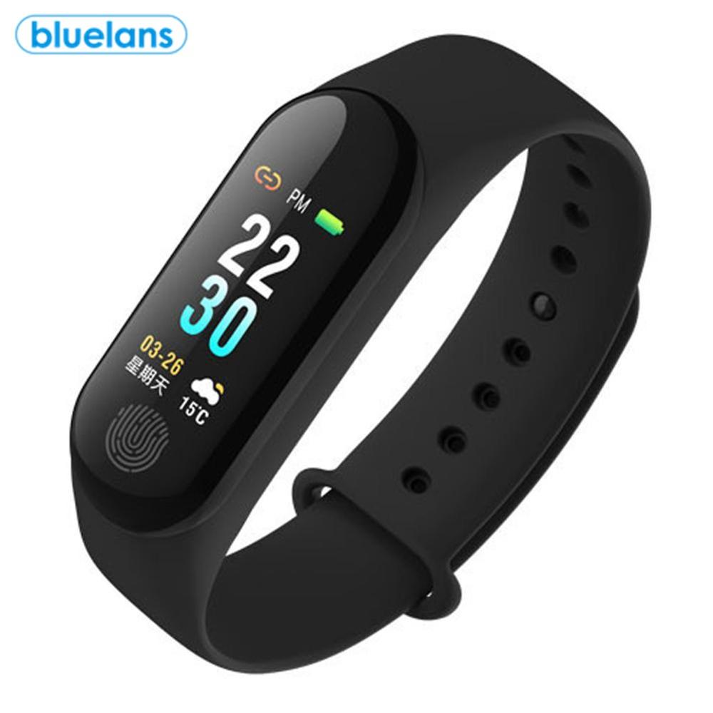 M3 Plus HR Waterproof Heart Rate and Blood Pressure Monitor Fitness Tracker Neutral Smart Sports Bracelet For Android iOS
