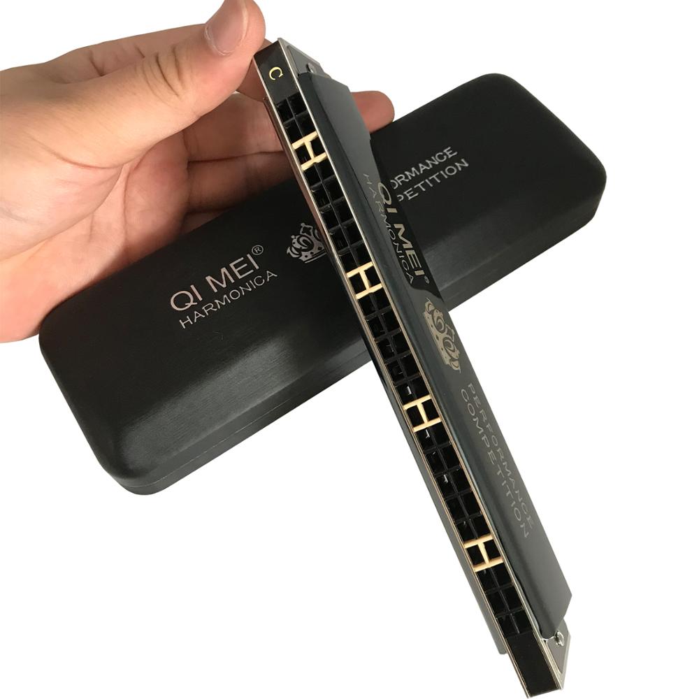 QIMEI 24 hole harmonica, key of C