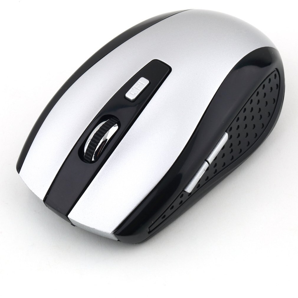 5 Buttons + 1 Scroll Wheel Mice with USB Receiver 2.4GHz Wireless Optical Mouse For PC Laptop Newest