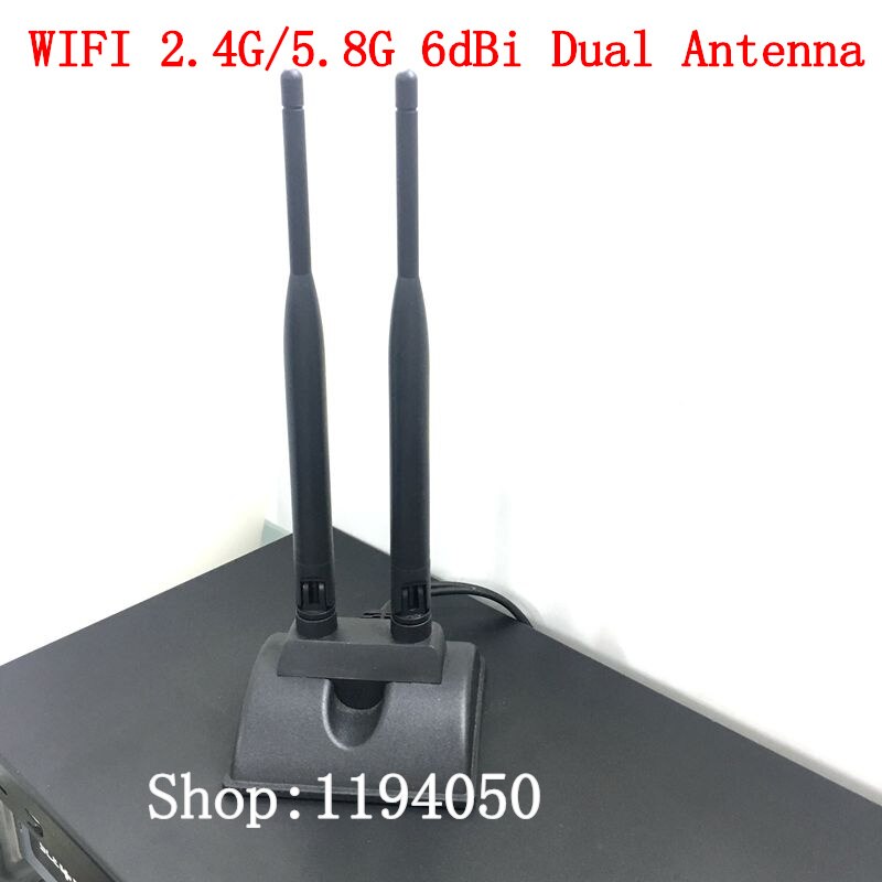 doppio 2 Ad contralto Guadagno Wifi 2.4G/5.8G 6dBi doppio gruppo musicale antenna Omnidirezionale 6DB