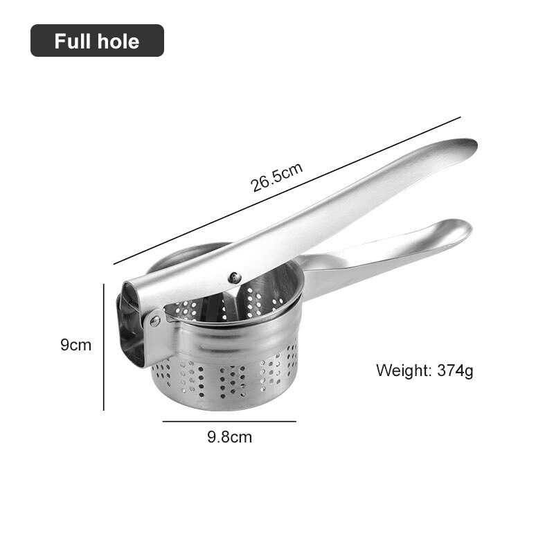 Rvs Sapcentrifuge Handmatige Juicer Roestvrij Staal Citroen Clip Fruitpers Groente Vulling Citruspers Citruspers Tool: Full Hole
