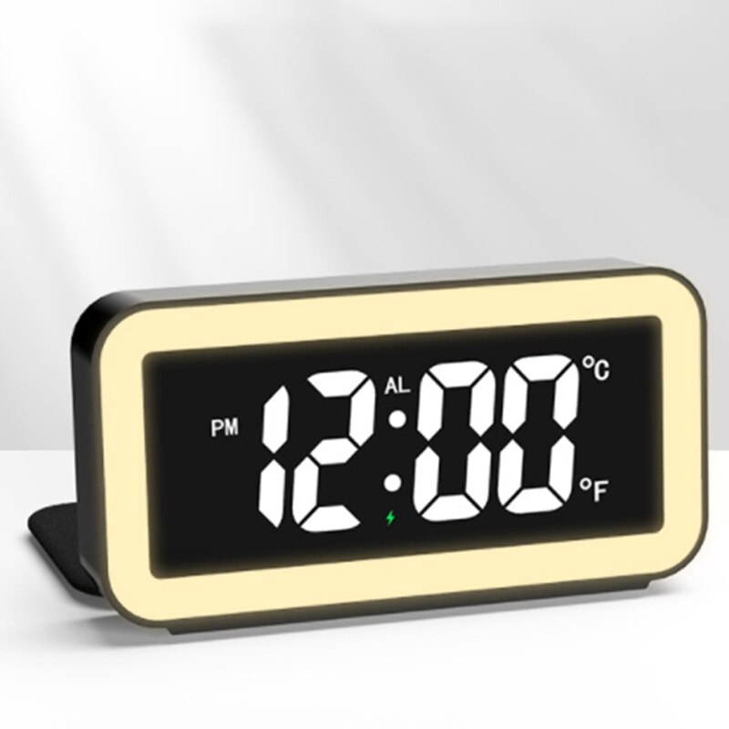 Multifunctional Mirror Digital Clock LED Mirror Clock Makeup Mirror Alarm Clock Electronic Alarm Clock