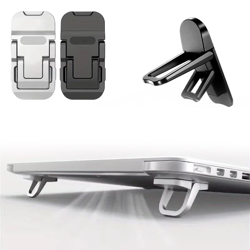 Mini support pour ordinateurs portables avec Angles réglables, support pliable Invisible pour Macbook Huawei Xiaomi