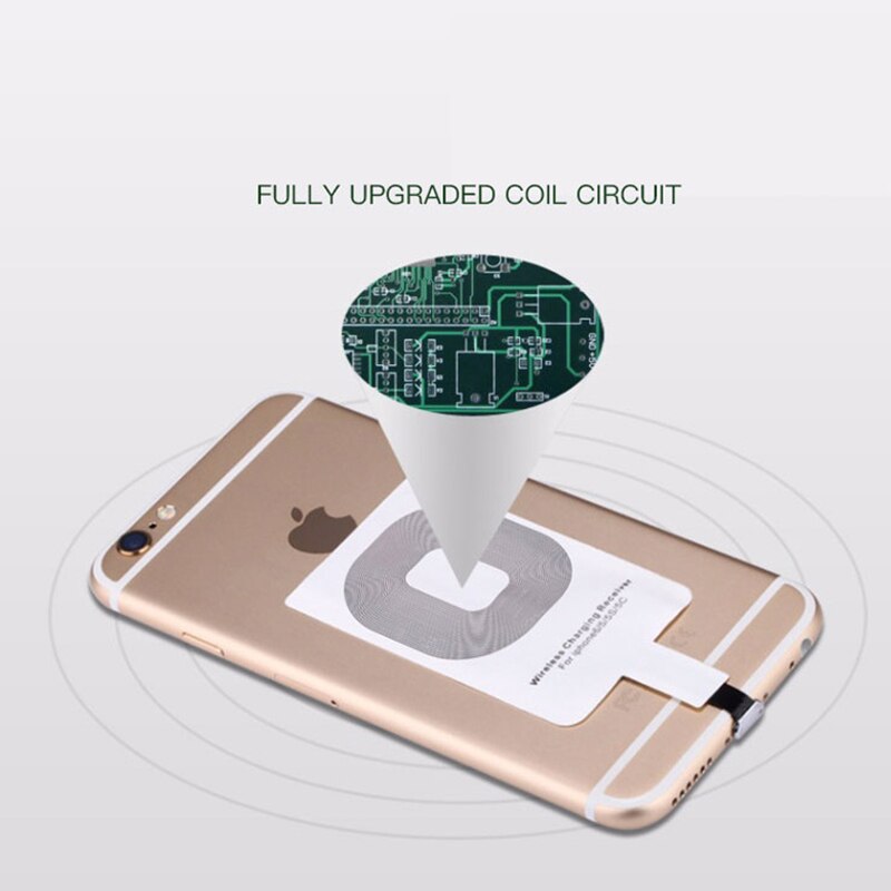 Type C Micro Wireless Charger Receiver for Huawei P20 Xiaomi Redmi Note 7 Qi Wireless Charging Adapter For Samsung iPhone 6 7 5s