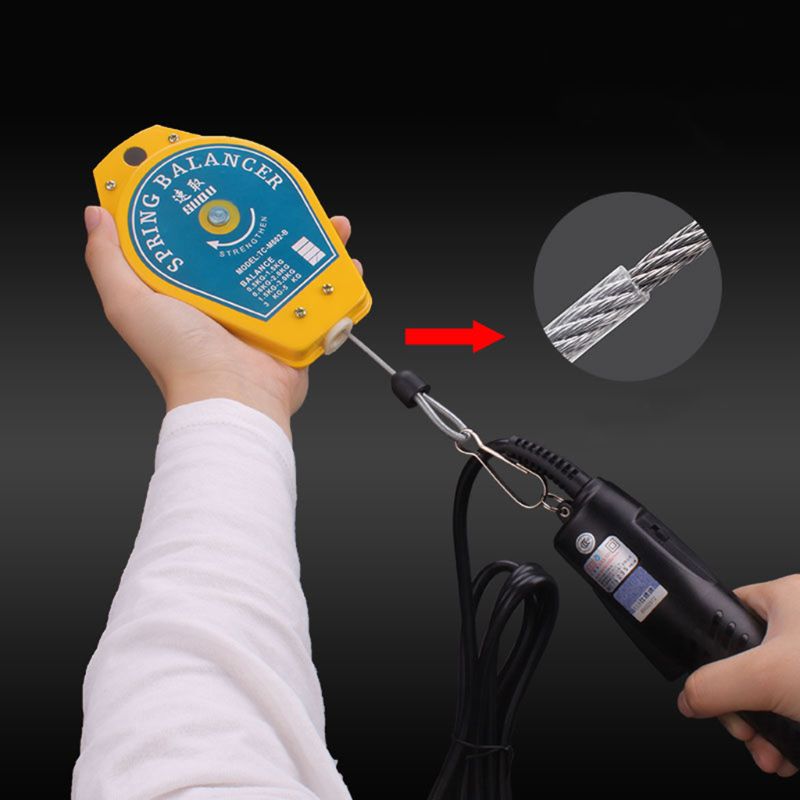 Ressort rétractable équilibreur tournevis suspendu clé dynamométrique cintre acier câble mesure porte-outil ergonomique Bal
