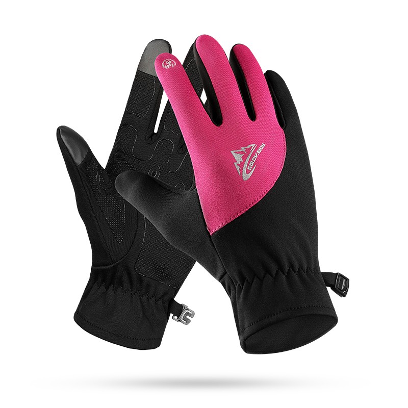 Winter Waterdichte Warme Mannen Handschoenen Ski Handschoenen Snowboard Handschoenen Motorrijden Winter Touchscreen Sneeuw Windstopper Handschoen: MR / XL