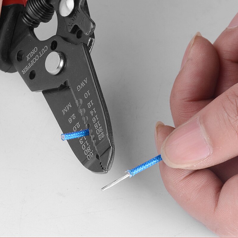 SD-212 Cutter Afstriptang Industriële Grade Draad Stripper Gereedschap SK4 Materiaal Blade Wire Strippen Direct 0.6-2.6mm2