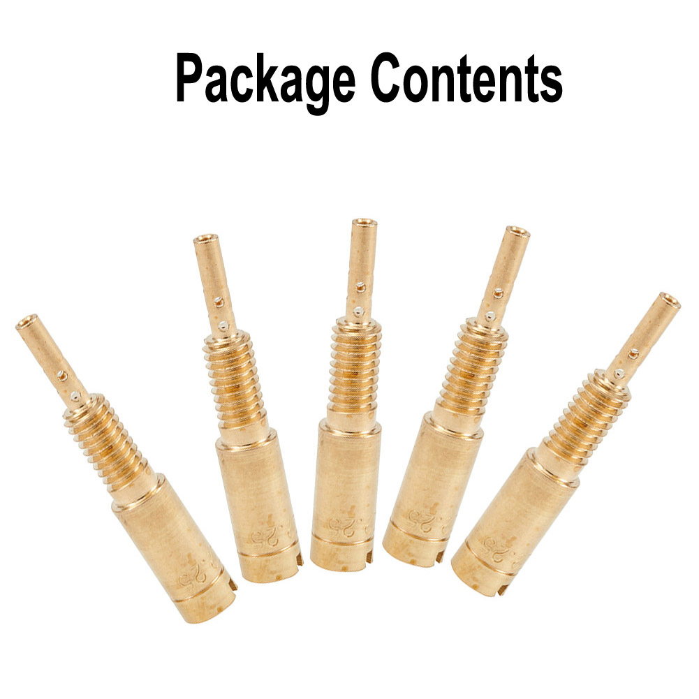 5pcs Motorcycle Carburateur Jets Trage Jets Voor Mikuni VM22-3847 VM26-672U Racing ATV Kit Injector Nozzle Deel gereedschap